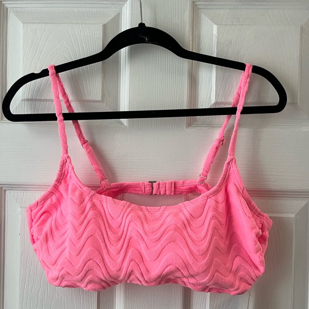 Hot pink bikini top